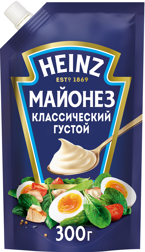 МАЙОНЕЗ ХАЙНЦ КЛАССИЧЕСКИЙ 67% Д/П 300ГР