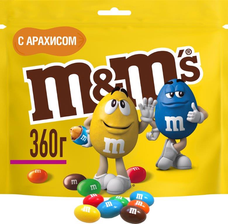 Драже MMs с арахисом 14х360г