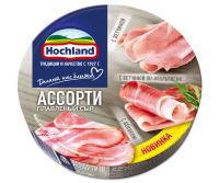 БЗМЖ СЫР ХОХЛАНД ПЛАВЛЕНЫЙ КРУГ АССОРТИ МЯСНОЕ 140ГР
