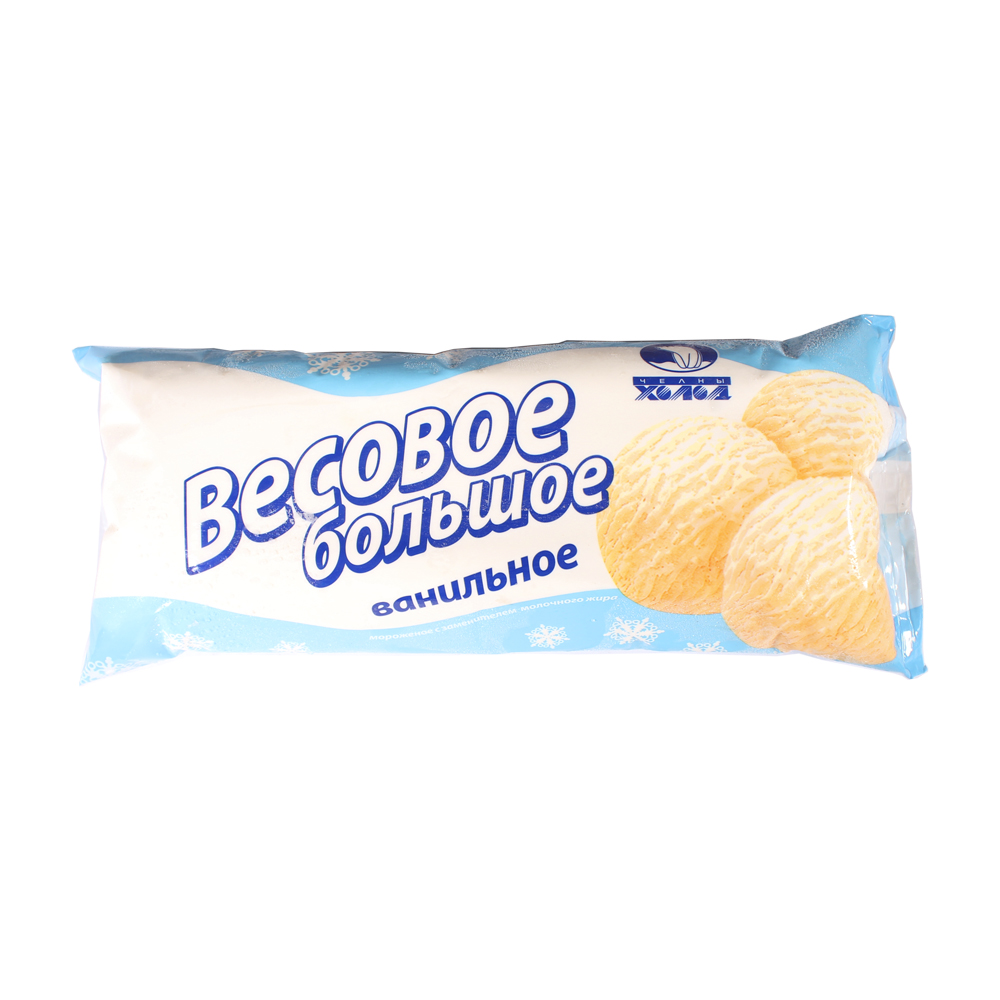 МОРОЖЕНОЕ НЧ ВЕСОВОЕ БОЛЬШОЕ МОЛОЧНОЕ ВАНИЛЬ МЕШОК 900ГР