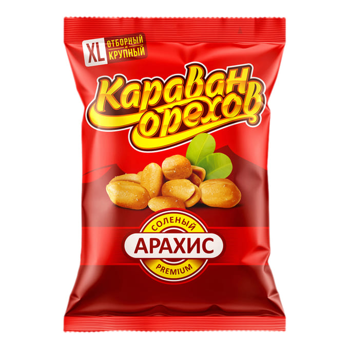 АРАХИС КАРАВАН ОРЕХОВ СОЛЬ 500ГР