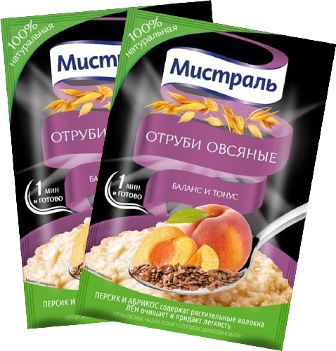 ОТРУБИ ОВСЯНЫЕ БАЛАНС И ТОНУС МИСТРАЛЬ 30ГР