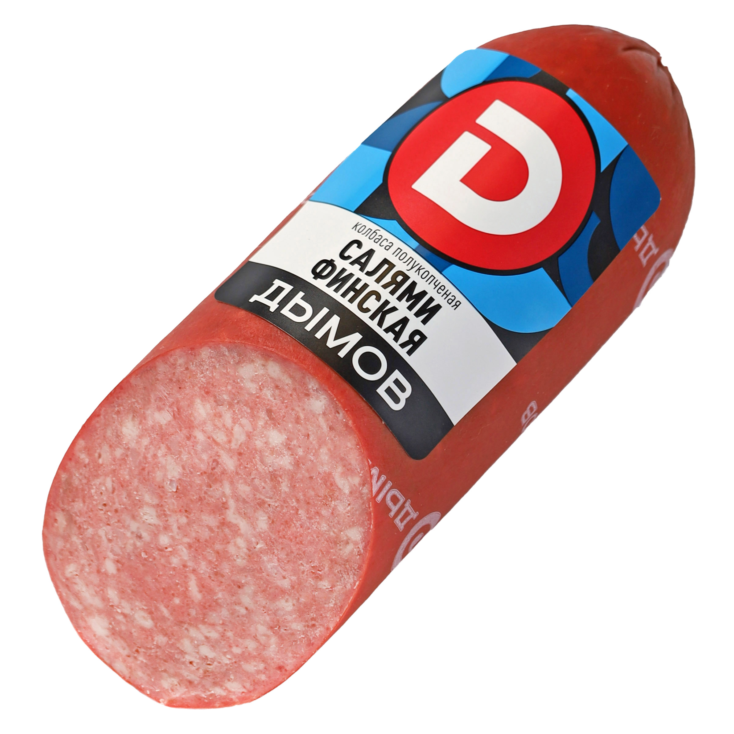 КОЛБАСА ДЫМОВ САЛЯМИ ФИНСКАЯ П/К В/У СРЕЗ 330ГР