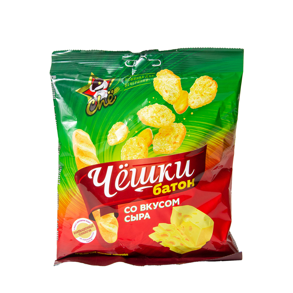 СУХАРИКИ ЧЕШКИ СО ВКУСОМ СЫРА 60ГР