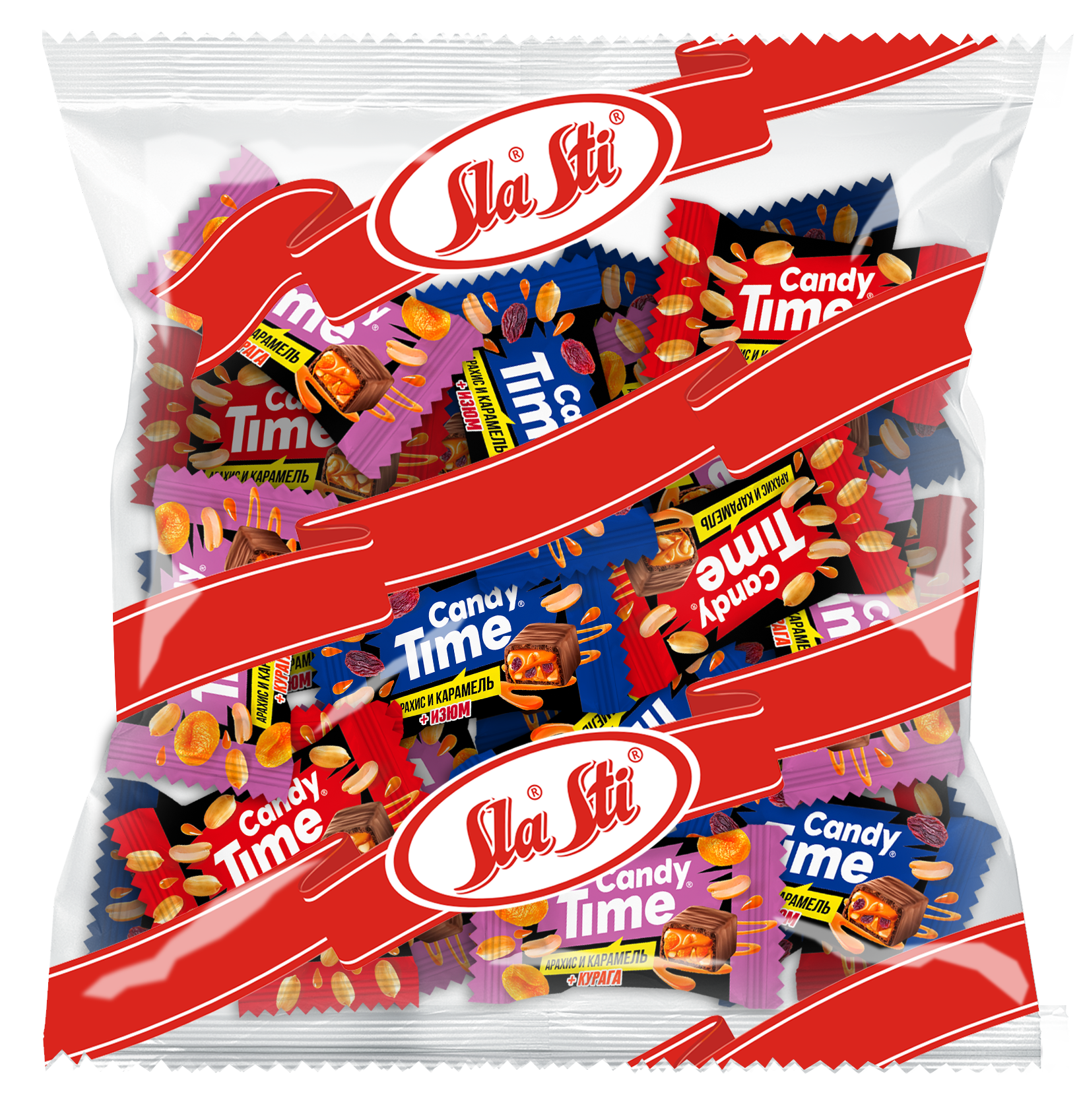 Конфеты SlaSti "Candy Time" МИКС  0,5 кг