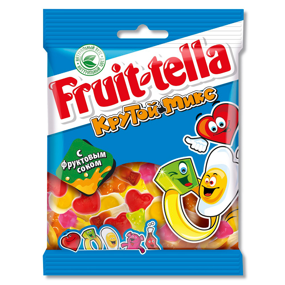 МАРМЕЛАД ФРУТЕЛЛА КУЛ МИКС ВАН МЕЛЛЕ 70ГР