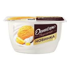 БЗМЖ ТВОРОЖОК ДАНИССИМО 5,8% ТРОПИЧЕСКИЙ ПЛОМБИР 130ГР СТАК