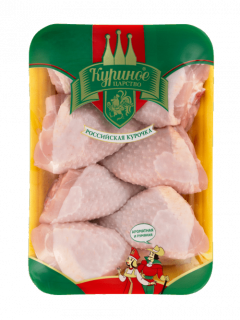 Голень куриная с кожей Куриное Царство охлажденная 0,9кг