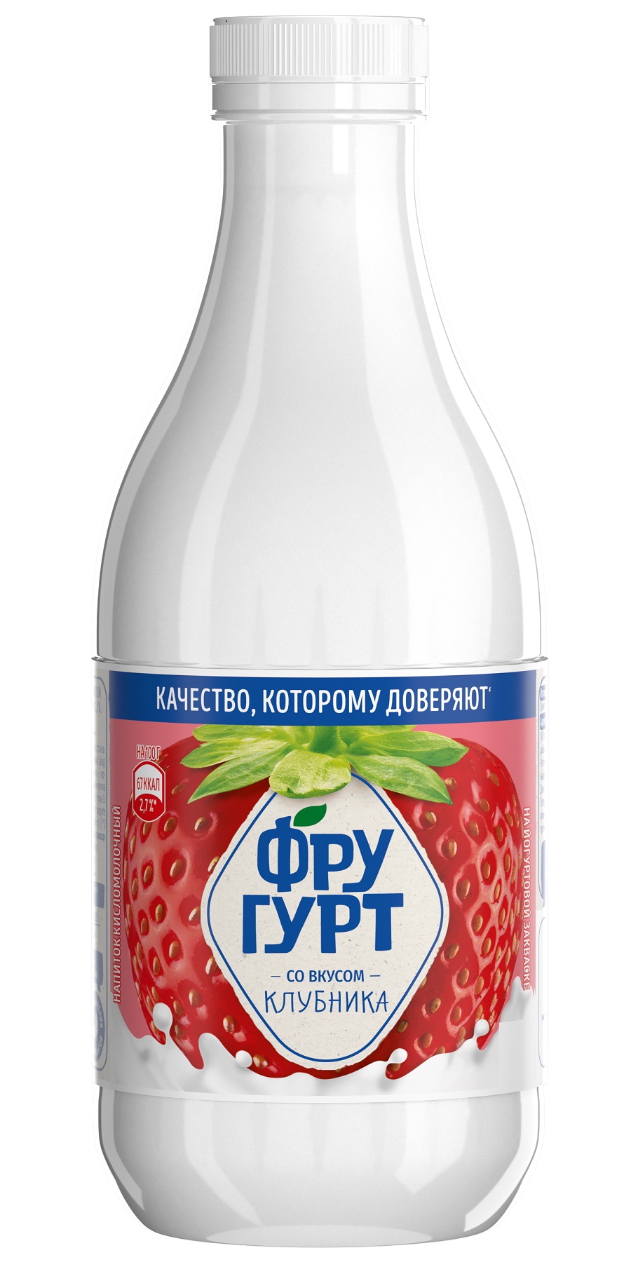 НАПИТОК КИСЛОМОЛОЧНЫЙ ФРУГУРТ КЛУБНИКА 1% 930Г ПЭТ