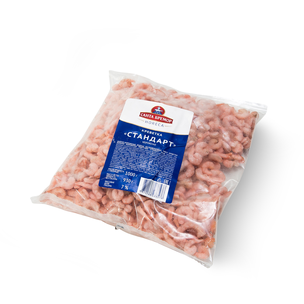 КРЕВЕТКА ОЧИЩЕННАЯ В/М 200/300 СБ (ТЕПЛОВОДНАЯ) "СТАНДАРТ", 1 КГ, 1/6, ШТ