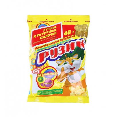 КУКУРУЗНЫЕ ПАЛОЧКИ РУЗИК 40ГР