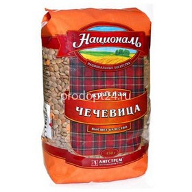 Чечевица красная " Националь" 450 г.