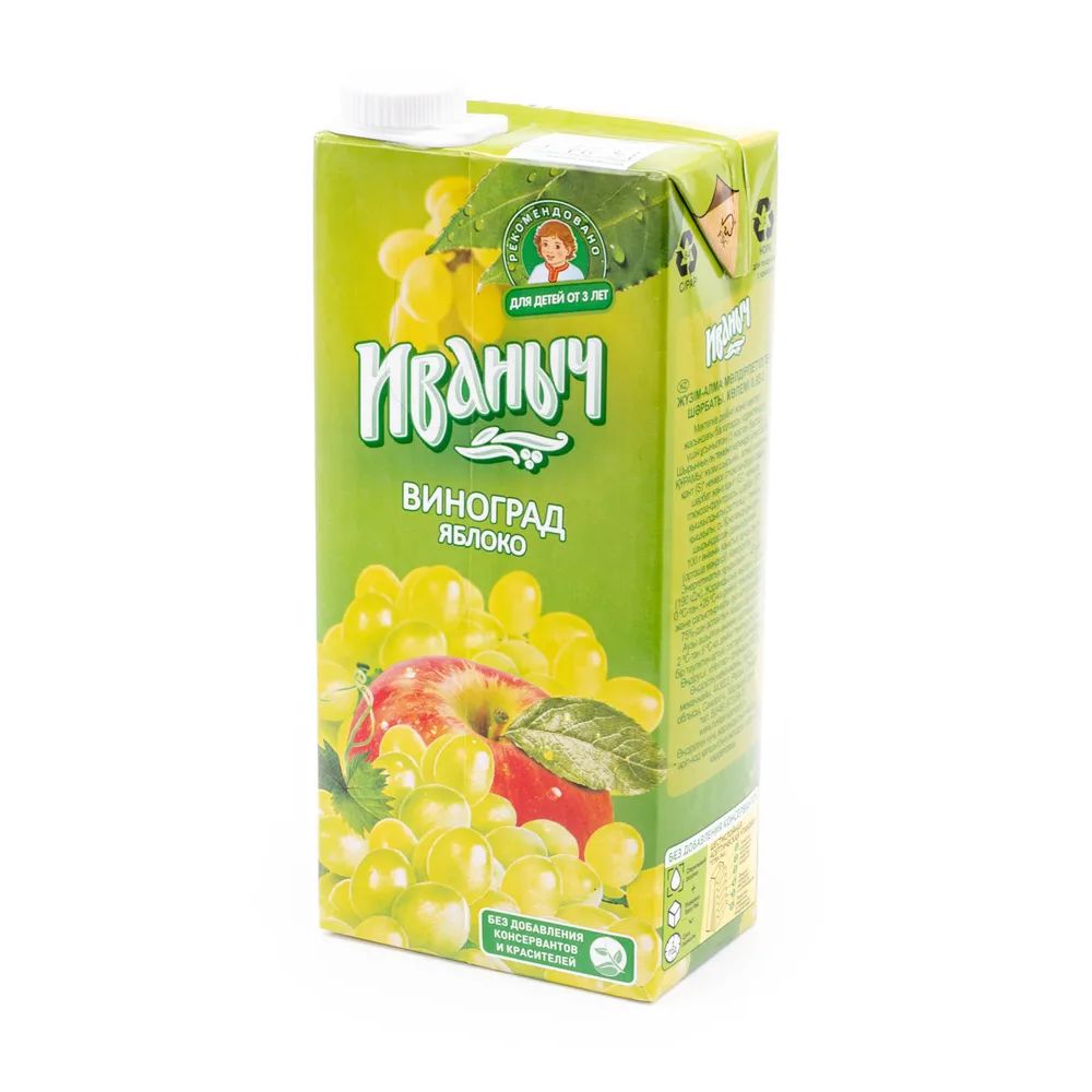 НЕКТАР ИВАНЫЧ 0,95Л ЯБЛОКО/ВИНОГРАД Т/П