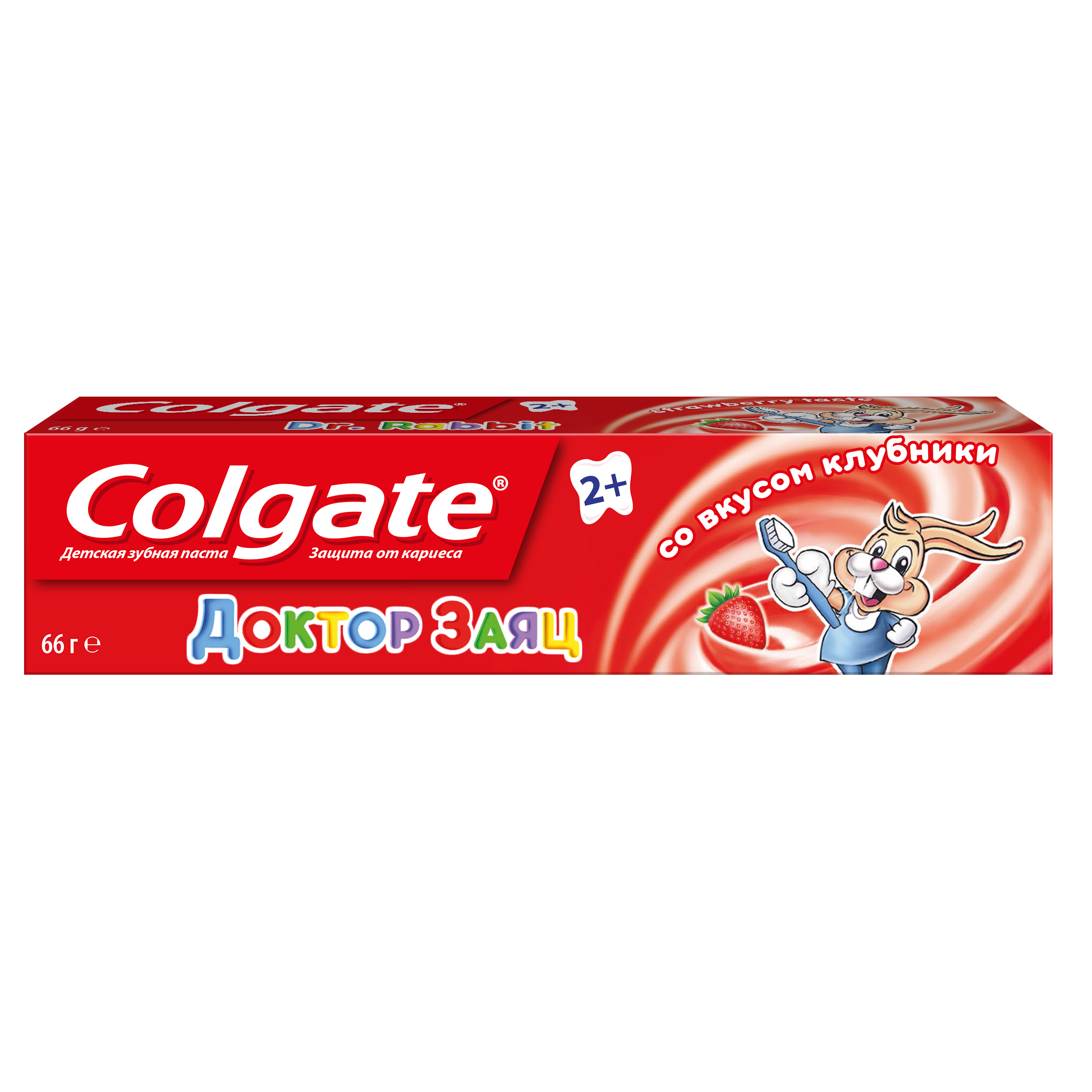 Зубная паста Colgate Доктор Заяц Клубника 50мл.