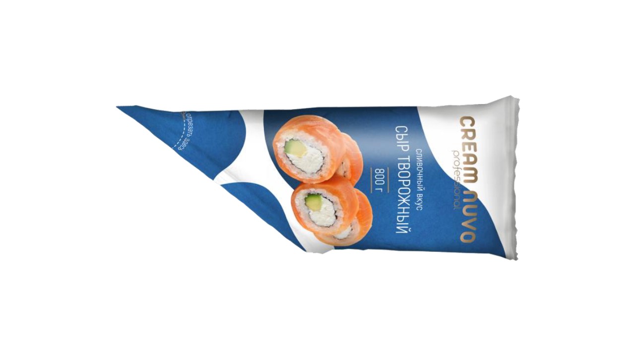 СЫР ТВОРОЖНЫЙ SERVOLUX PROFESSIONAL МДЖ 65% ПАКЕТ (РУКАВ) 800ГР