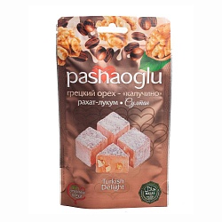 РАХАТ-ЛУКУМ PASHAOGLU СУЛТАН С ГРЕЦК. ОРЕХ. И АРОМ. КАПУЧИНО 150ГР