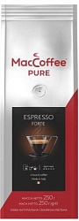 КОФЕ MACCOFFEE PURE ESPRESSO FORTE НАТУРАЛЬНЫЙ МОЛОТЫЙ ПАК 250ГР