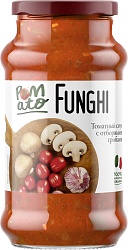 СОУС ТОМАТНЫЙ С ОТБОРНЫМИ ГРИБАМИ FUNGHI POMATO 350Г