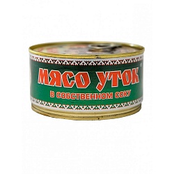 МЯСО УТОК В СОБСТВЕННОМ СОКУ БАЛТИЙСКАЯ ОХОТА 325Г
