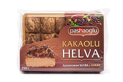 ХАЛВА PASHAOGLU АРАХИСОВАЯ С КАКАО 250ГР