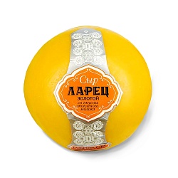 Сыр Ларец Золотой со вкусом топлёного молока 50% 1кг