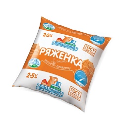06.Ряженка "Село Домашкино" 2,5% 450г ф/п