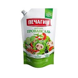 МАЙОНЕЗ ПЕЧАГИН ПРОВАНСАЛЬ 50% 750МЛ ДОЙ-ПАК