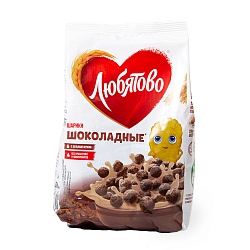 ГОТОВЫЙ ЗАВТРАК ЛЮБЯТОВО ШАРИКИ ШОКОЛАДНЫЕ 200ГР