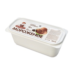 БЗМЖ МОРОЖЕНОЕ ПЕСТРАВКА ПЛ-Р ШОК.15% КОНТЕЙНЕР 2,3КГ