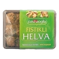 ХАЛВА PASHAOGLU АРАХИСОВАЯ  С ФИСТАШКОЙ 250ГР