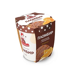 БЗМЖ МОРОЖЕНОЕ ПЕСТРАВКА ВЕДЁРКО ПЛ ШОК С АПЕЛЬСИНОВЫМ НАПОЛН 12% 270ГР