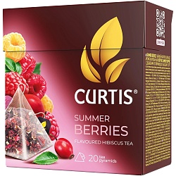 ТОП 100 Чайный напиток Curtis Summer Berries фруктово-травяной 12*(20пир*1,7г)