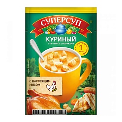 СУП-ПЮРЕ СУПЕРСЫТ МОМ КУРИНЫЙ/СУХАР17Г