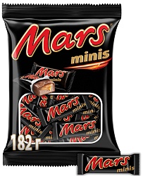 Батончик Mars Minis шоколадный 182г
