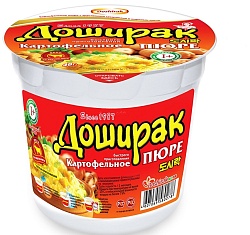 ПЮРЕ ДОШИРАК КАРТОФЕЛЬНОЕ ГОВЯДИНА 40ГР
