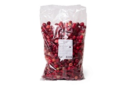 Клюква быстрозамороженная фасованная,1,0кг