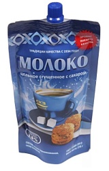 БЗМЖ МОЛОКО СГУЩЕННОЕ ЦЕЛЬНОЕ С САХАРОМ Д/ПАК 270ГР