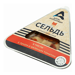 СЕЛЬДЬ ТИХООКЕАНСКАЯ ДАРЫ АТЛАНТИДЫ ФИЛЕ БЕЗ КОЖИ СЛ/С ГОСТ В/У 500ГР