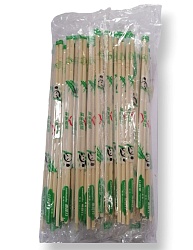 Палочки для еды круглые прозрачные, 100 шт/уп, 1/30, упак