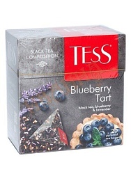 ТОП 100 Чай TESS Блюберри Тарт черн. с доб.12*(20п*1,8г)