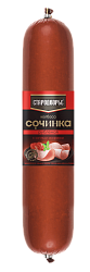 КОЛБАСА СТАРОДВОРЬЕ СОЧИНКА РУБЛЕННАЯ С СОЧНЫМ ОКОРОКОМ П/К  ВЕС