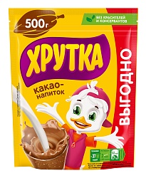 КАКАО ХРУТКА ШОКОЛАДНЫЙ ВКУС 500ГР