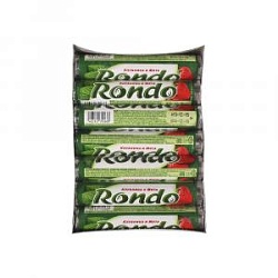 Конфеты Rondo Освежающие мятные с сахаром Клубника 30г