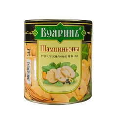 ШАМПИНЬОНЫ БОЯРИНЪ  РЕЗ. С ВЕШЕНКОЙ Ж/Б 3100МЛ