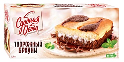 Пирог Черемушки Творожный Брауни 400г