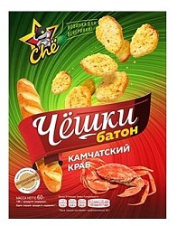 СУХАРИКИ ЧЕШКИ КАМЧАТСКИЙ КРАБ 60ГР