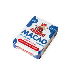 БЗМЖ МАСЛО ПЕСТРАВКА СЛИВОЧНОЕ ТРАДИЦИОННОЕ 82,5% 180ГР