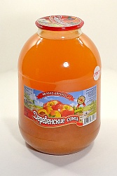 Нектар  Яблочно-Абрикосовый с мякотью "Широкий карамыш" 3л.