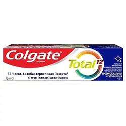 Зубная Паста Colgate® Total 12 Профессиональная Отбеливающая 75мл