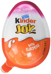 Яйцо Kinder Joy Infinimix шоколадное для девочек 20г